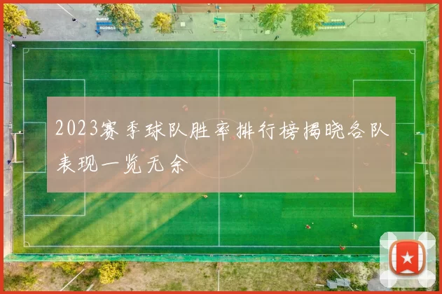 2023赛季球队胜率排行榜揭晓各队表现一览无余