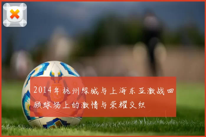 2014年杭州绿城与上海东亚激战回顾球场上的激情与荣耀交织