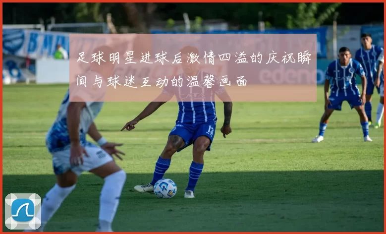 足球明星进球后激情四溢的庆祝瞬间与球迷互动的温馨画面